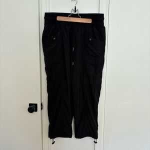 Avia Women’s Fleece Lined Black Cargo Pants